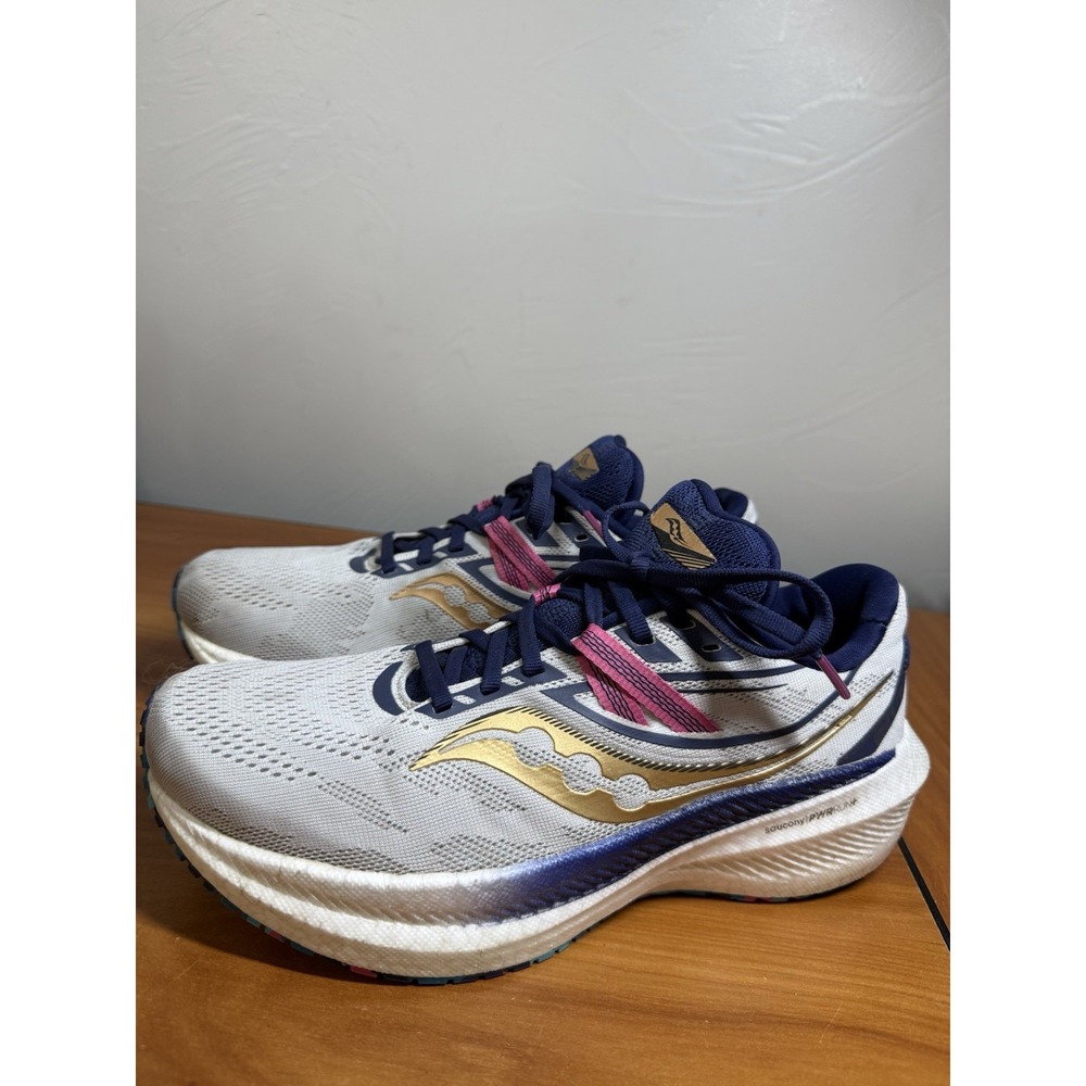 Saucony Women's Prospect Glass Triumph 20 Lace Up Sneaker Running Shoes Size 9